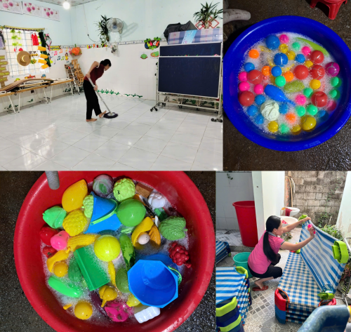 Bé làm bắp xào Lớp lá 8